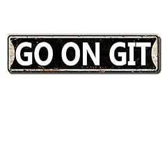 Git sign metal for sale  Delivered anywhere in USA 
