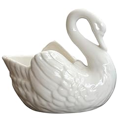 Swan planter cute for sale  Delivered anywhere in UK
