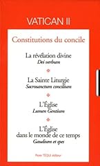 Coffret constitutions concile d'occasion  Livré partout en France