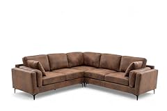 Lovesofas.co.uk brown leather for sale  Delivered anywhere in UK
