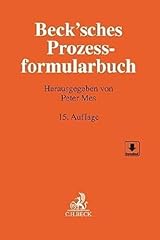 Beck sches prozessformularbuch gebraucht kaufen  Wird an jeden Ort in Deutschland