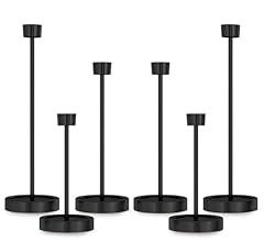 Black candlestick holders for sale  Delivered anywhere in USA 