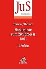 Mustertexte zum zivilprozess gebraucht kaufen  Wird an jeden Ort in Deutschland