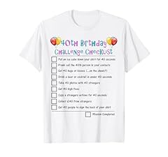 40th birthday checklist for sale  Delivered anywhere in UK