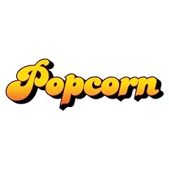 Popcorn text sticker for sale  Delivered anywhere in Ireland