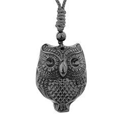 Black obsidian owl for sale  Delivered anywhere in USA 
