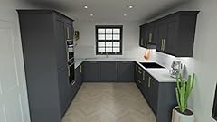 Kitchen shaker graphite for sale  Delivered anywhere in UK