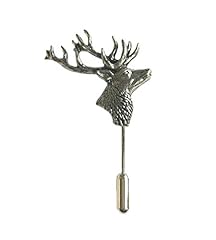 Stag head lapel for sale  Delivered anywhere in Ireland