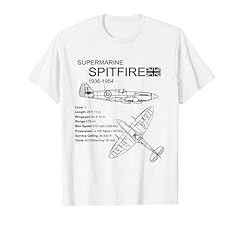 Spitfire aircraft shirt for sale  Delivered anywhere in UK