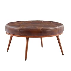 Round upholstered ottoman for sale  Delivered anywhere in USA 