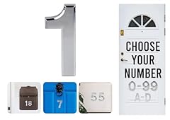 Silver door numbers for sale  Delivered anywhere in UK