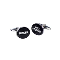 Shaken stirred cufflinks for sale  Delivered anywhere in UK