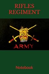 Rifles regiment notebook for sale  Delivered anywhere in UK