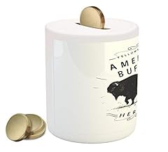 Ambesonne buffalo piggy for sale  Delivered anywhere in USA 