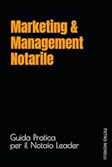 Marketing management notarile usato  Spedito ovunque in Italia 