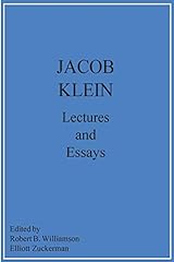 Jacob klein lectures for sale  Delivered anywhere in USA 