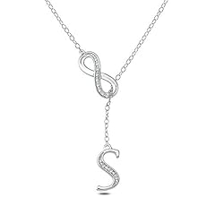 Diamond infinity lariat for sale  Delivered anywhere in USA 