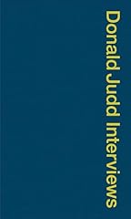 Donald judd interviews for sale  Delivered anywhere in USA 