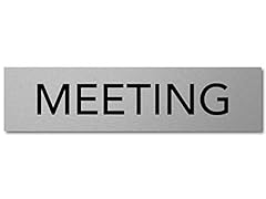 Interluxe türschild meeting gebraucht kaufen  Wird an jeden Ort in Deutschland