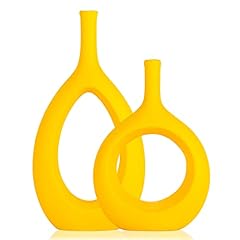 Yellow ceramic hollow for sale  Delivered anywhere in USA 