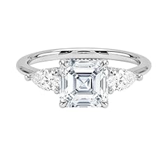 Moissanite engagement ring for sale  Delivered anywhere in USA 
