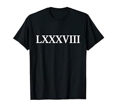 Roman numeral lxxxviii for sale  Delivered anywhere in USA 