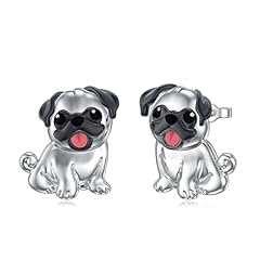 Flpruy pug earrings for sale  Delivered anywhere in USA 