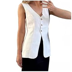 Gilet lungo lino usato  Spedito ovunque in Italia 