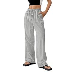 Linen pants women for sale  Delivered anywhere in UK