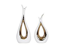 White gold vase for sale  Delivered anywhere in USA 