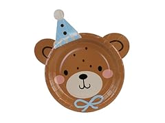 Partydeco plates teddy for sale  Delivered anywhere in UK