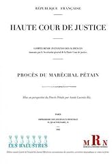 Procès maréchal pétain d'occasion  Livré partout en France