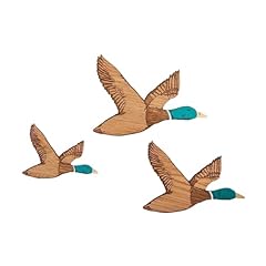 3pcs wooden mallard for sale  Delivered anywhere in UK
