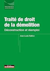 Traité droit démolition d'occasion  Livré partout en France