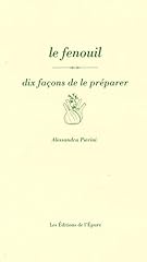 Fenouil façons préparer d'occasion  Livré partout en France