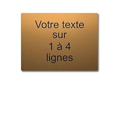 Plaque gravée personnalisée d'occasion  Livré partout en France