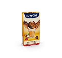 Usato, Caffè Borbone Nocciolino - Cappuccino al gusto di Nocciola - 60 capsule (6 confezioni da 10) - Compatibili con le Macchine ad uso domestico Nespresso usato  Spedito ovunque in Italia 