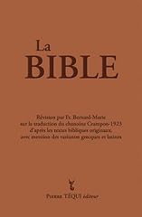 Bible crampon 1923 d'occasion  Livré partout en France