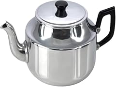 Polished aluminium teapot for sale  Delivered anywhere in UK