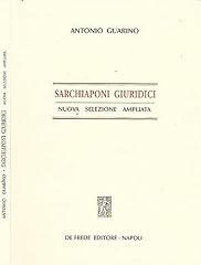 Sarchiaponi giuridici. usato  Spedito ovunque in Italia 
