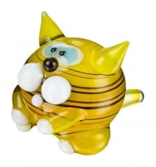 Katze glas gelb gebraucht kaufen  Wird an jeden Ort in Deutschland