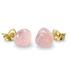 Rose quartz earrings for sale  Delivered anywhere in USA 