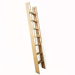 Oak Wood Ladder, Library Ladder, Unassembled - TFK-LDR-MD2 for sale  Delivered anywhere in USA 