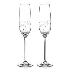 Diamante champagne flutes for sale  Delivered anywhere in UK