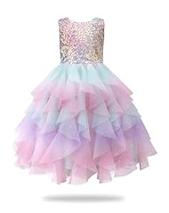 Rainbow dress girls for sale  Delivered anywhere in USA 