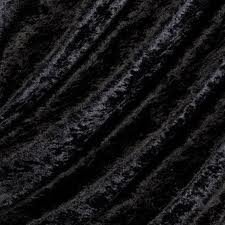 Black crushed velvet for sale  Delivered anywhere in UK