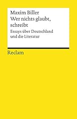 Glaubt schreibt essays gebraucht kaufen  Wird an jeden Ort in Deutschland