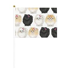 Pomeranians pattern handheld usato  Spedito ovunque in Italia 