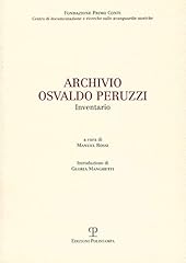 Archivio osvaldo peruzzi. usato  Spedito ovunque in Italia 