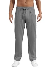 Mens linen trousers for sale  Delivered anywhere in UK